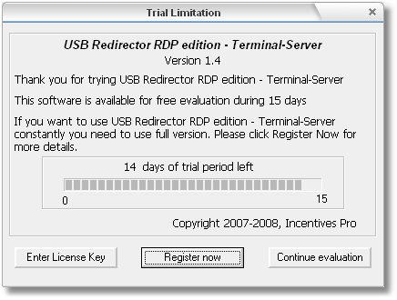 Windows USB Redirector