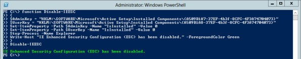Обновление настроек IE через PowerShell